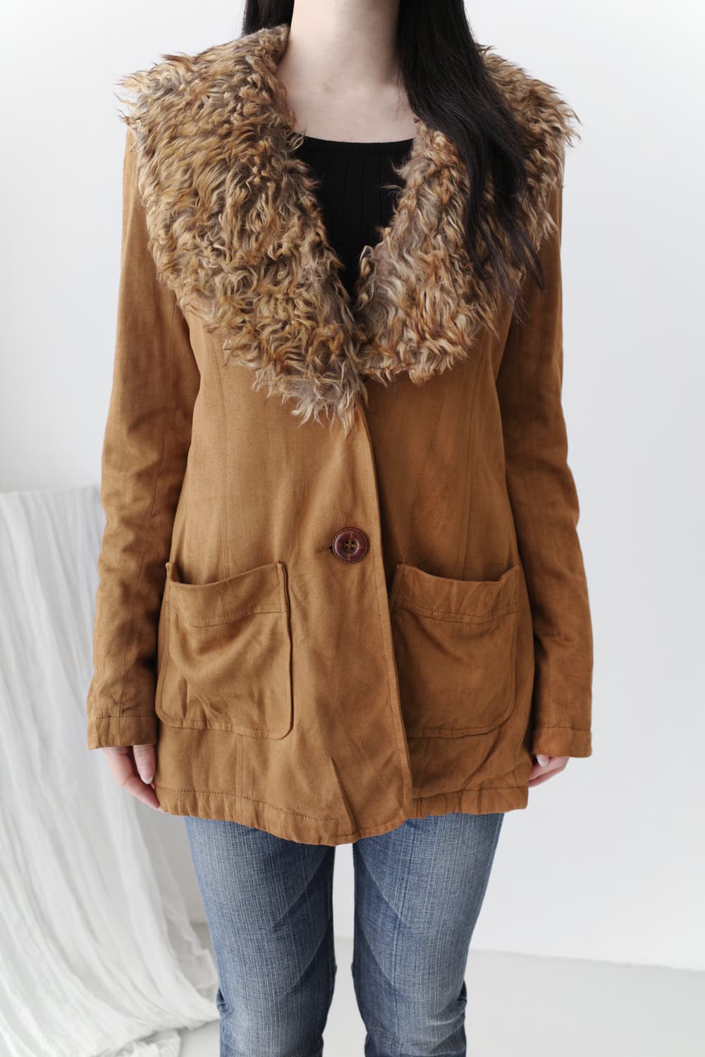 fur suade jacket  상품이미지4
