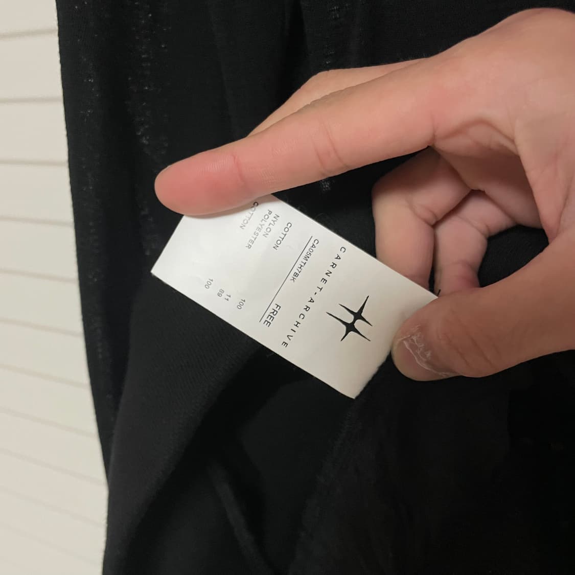 카르넷아카이브 매쉬 터틀넥 후드 상품이미지6