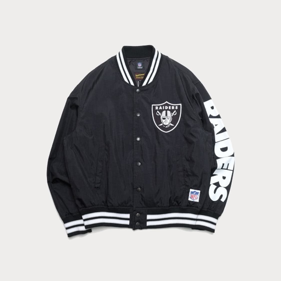 X NFL raiders nylon varsity jacket 상품이미지1
