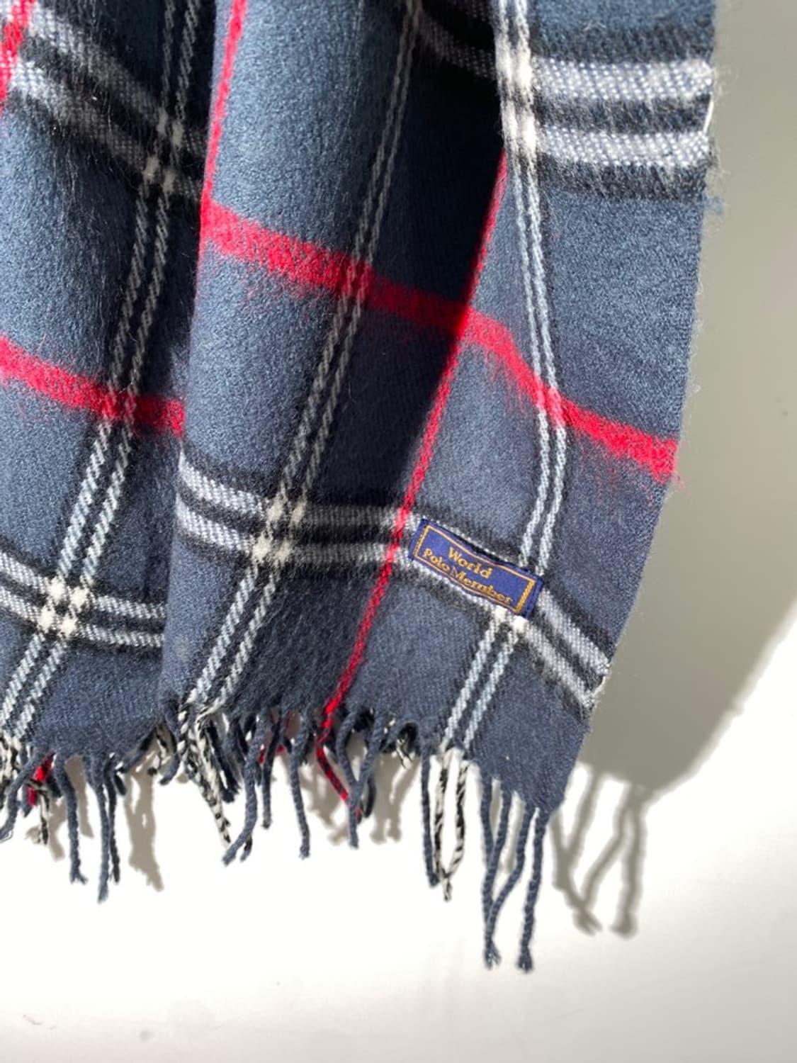 world polo member 체크 머플러 상품이미지2