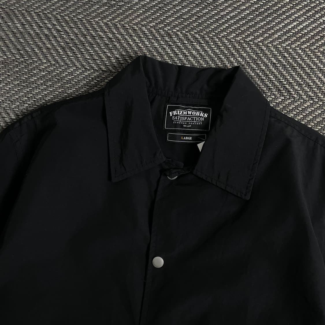 프리즘웍스 나일론 블랙 워크 자켓 o 3919 상품이미지5