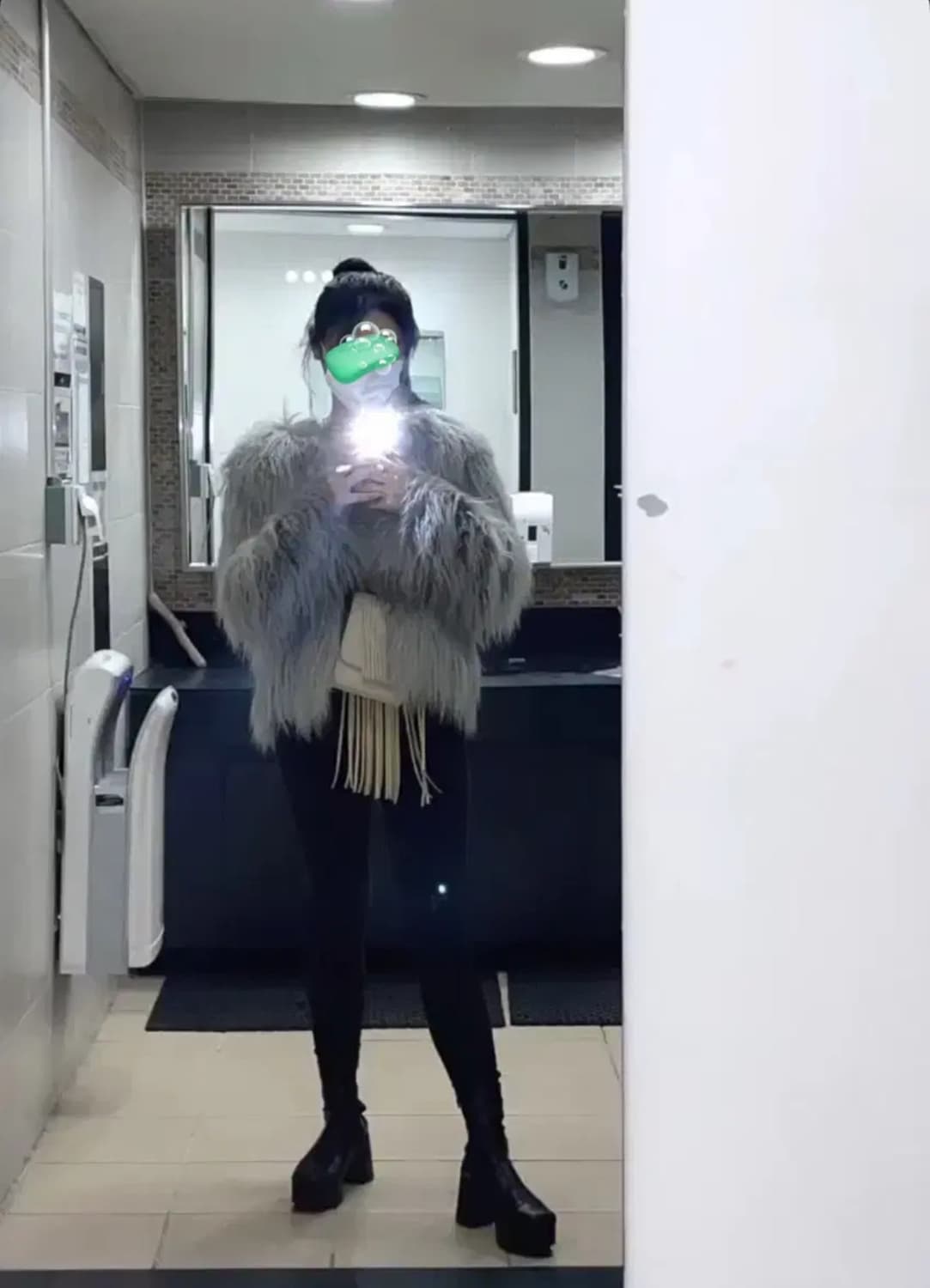 odor fur jacket grey 상품이미지2