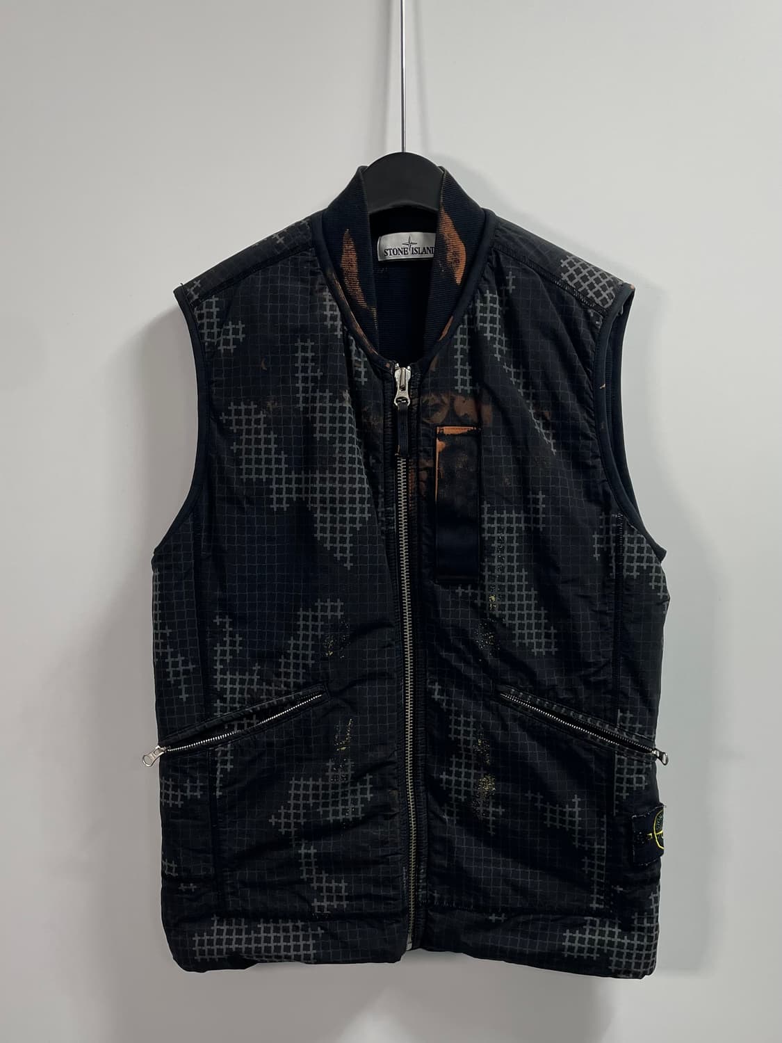 스톤아일랜드 디졸빙 그리드 가모온 에코닐 베스트자켓 (on.277)   상품이미지1