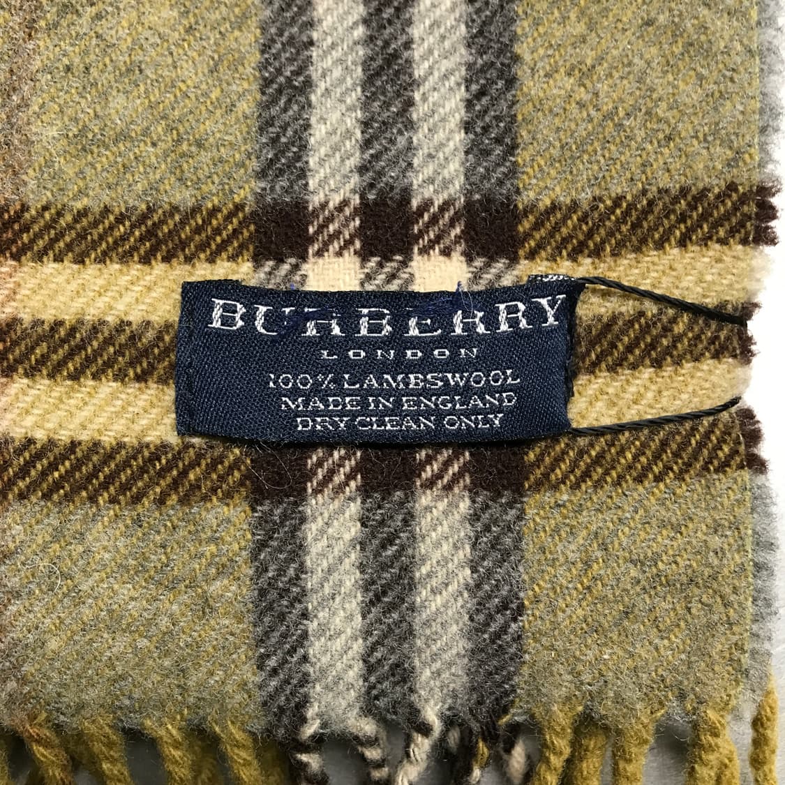 버버리 정품 램스울 머플러 카키 상품이미지4