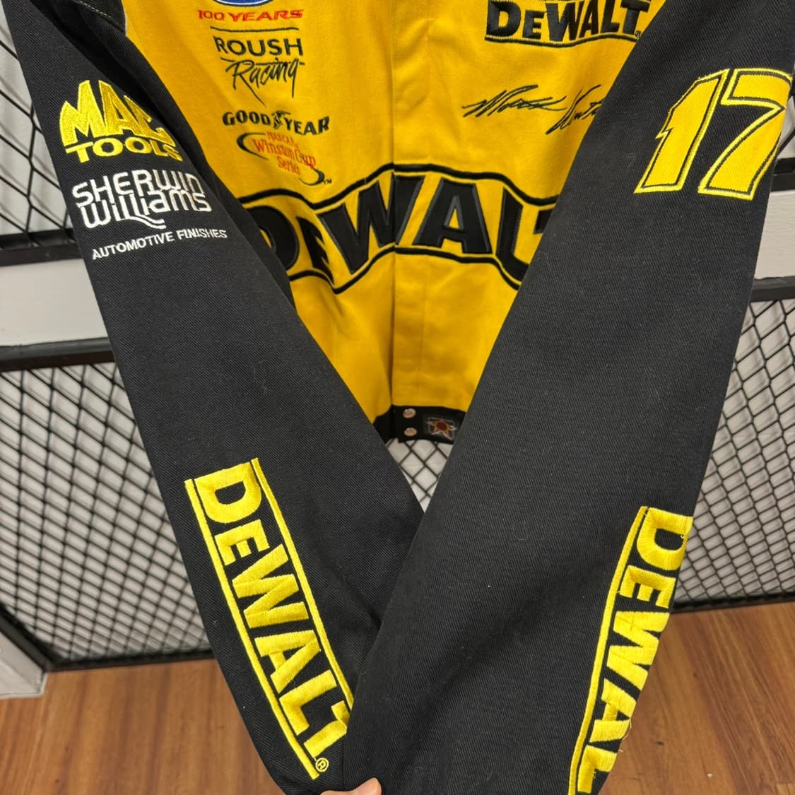 03s 제프해밀턴 X 나스카 DeWALT 팀 레이싱 자켓 블랙 옐로 상품이미지6