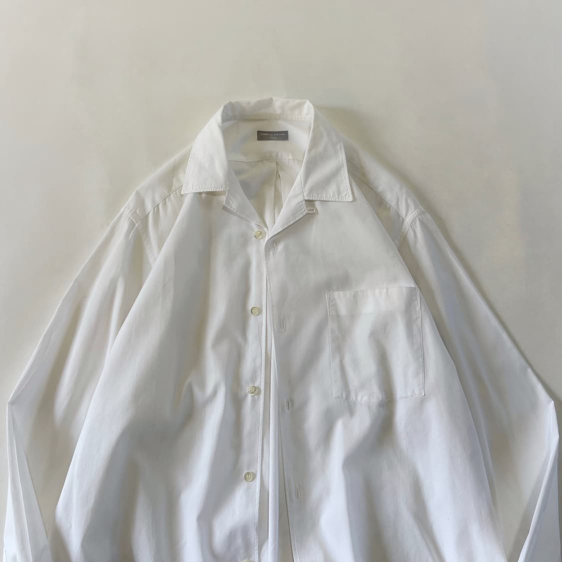 Comme des Garçons White Minimal Shirt 상품이미지5