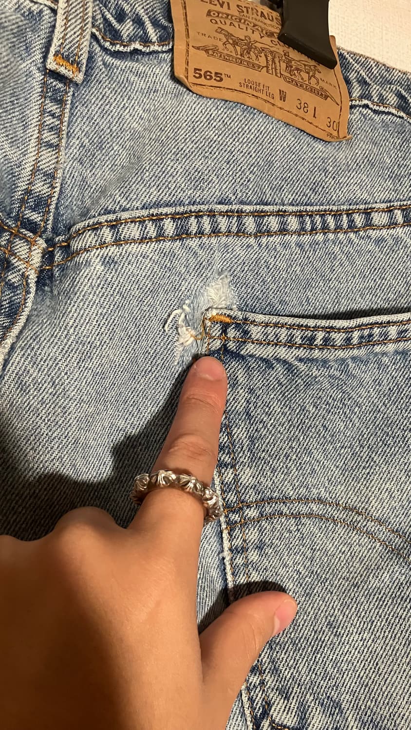 Levis 565 W35 usa made 상품이미지3