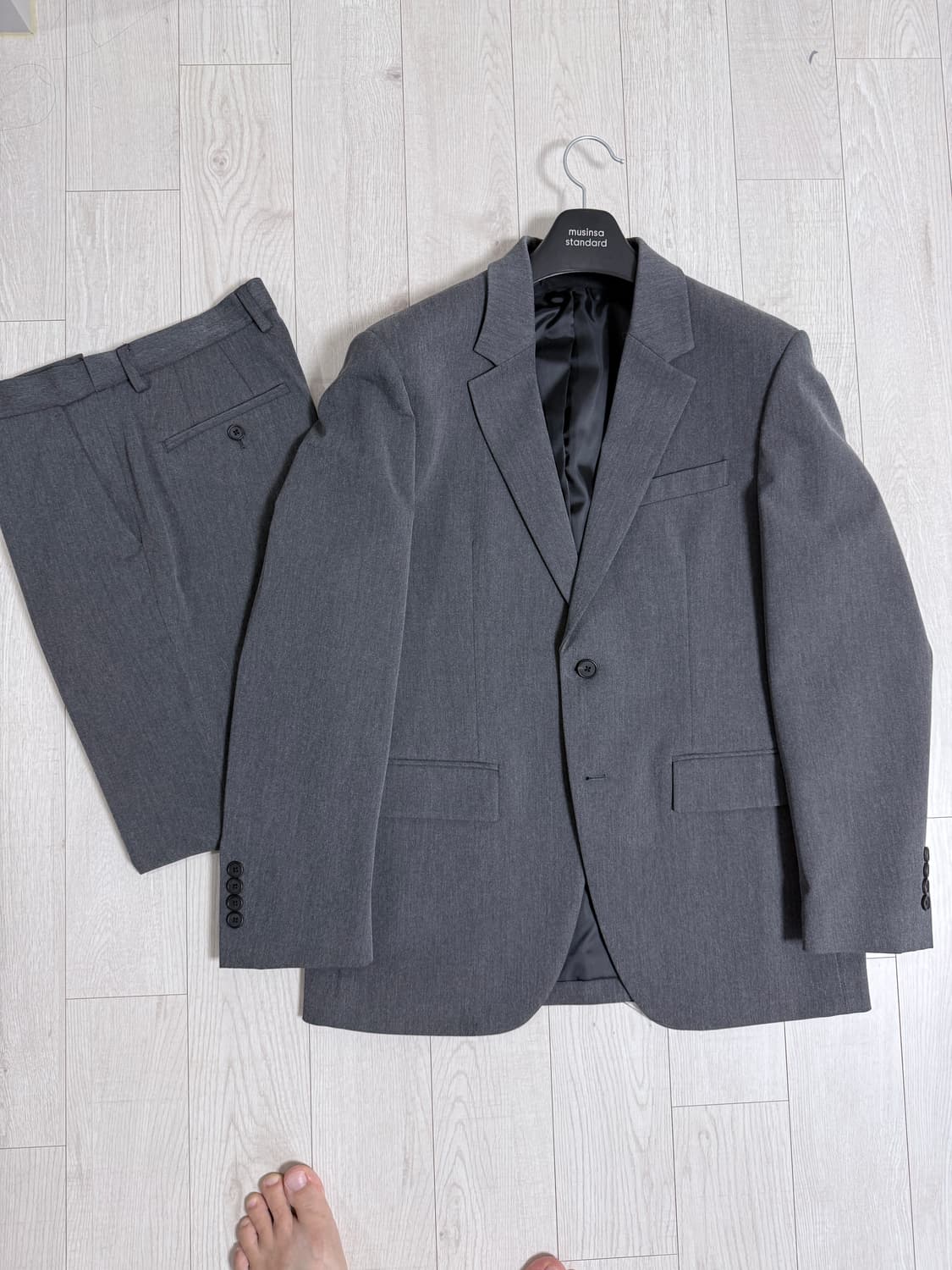 무신사 스탠다드 블레이저 L, 슬랙스 29 셋업 (미디움 그레이) 상품이미지1