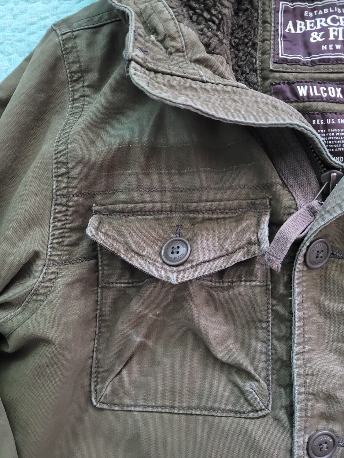 아베크롬비 Abercrombie 윌콕스 울프죠 대장급 헤비야상자켓 110 상품이미지2