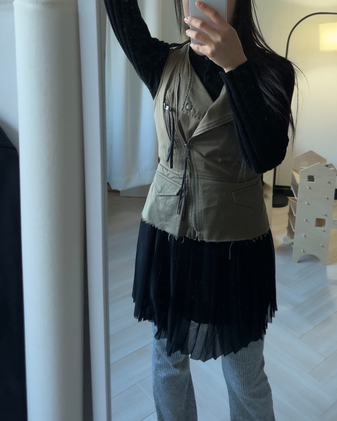 [Diesel] Pleats Layered Dress 상품이미지2