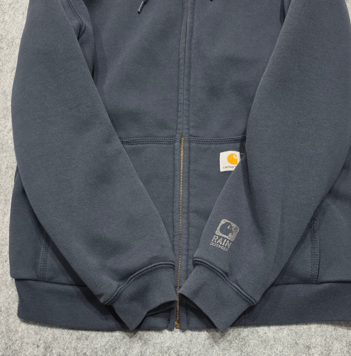 칼하트 레인 디펜더 써멀 후드집업 네이비 S 상품이미지5