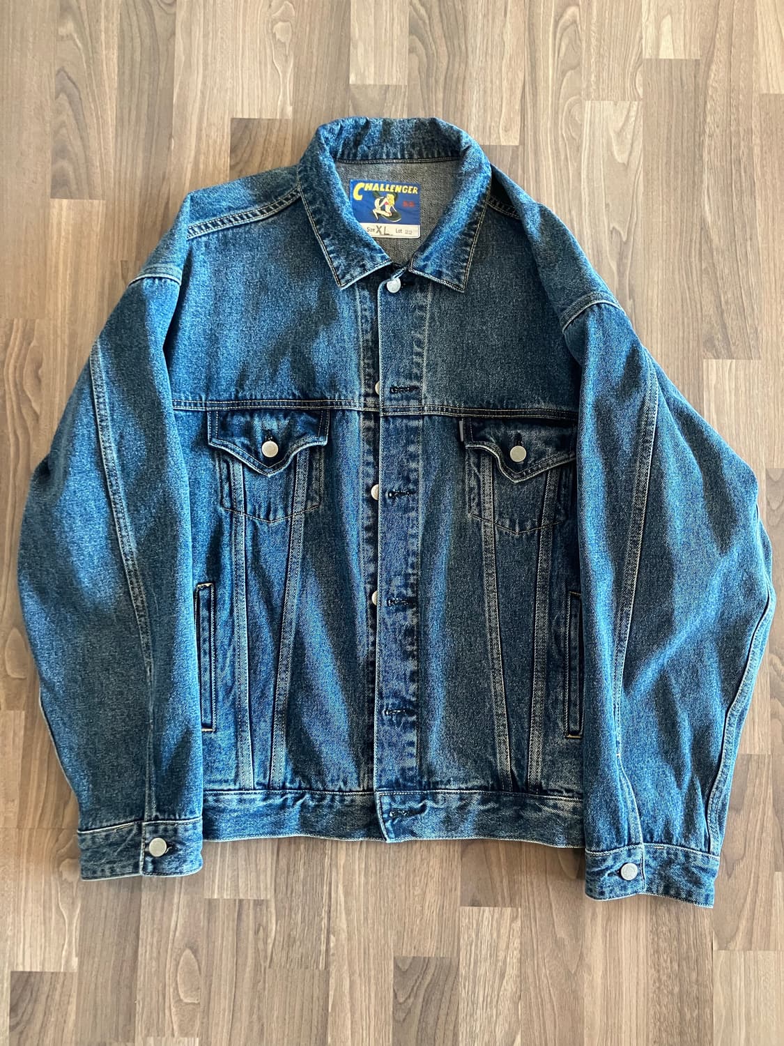 [XL] challenger 챌린저 하드락 카페 써드 데님 자켓 상품이미지1