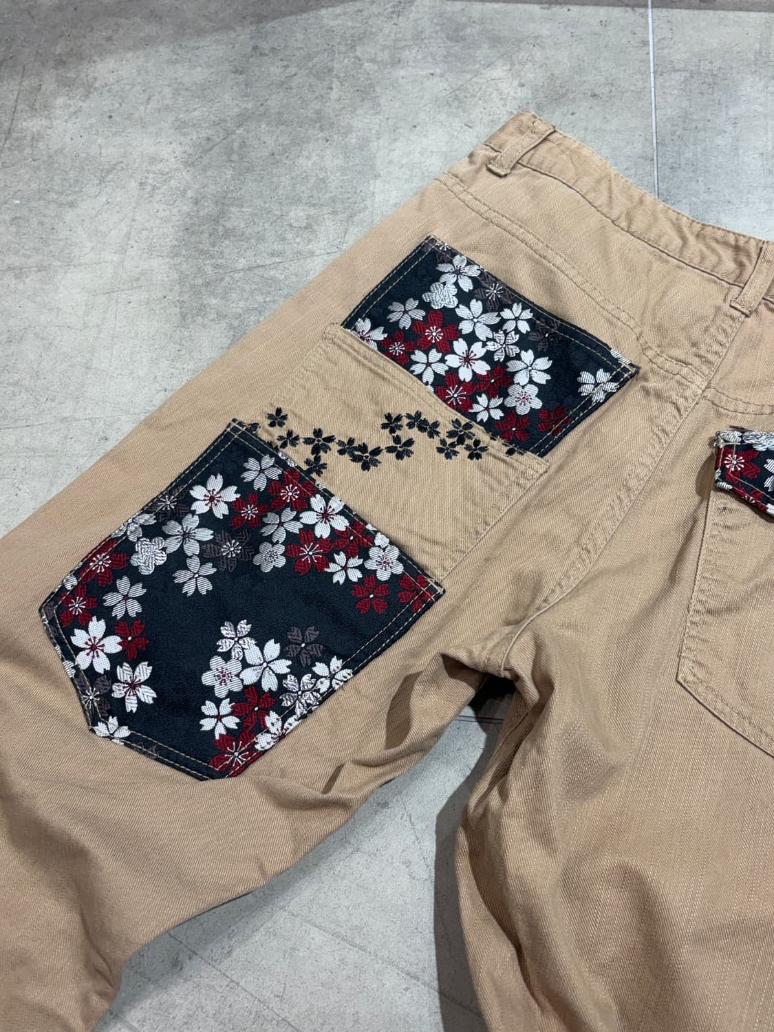 일본 오리엔탈 자수 팬츠 상품이미지3