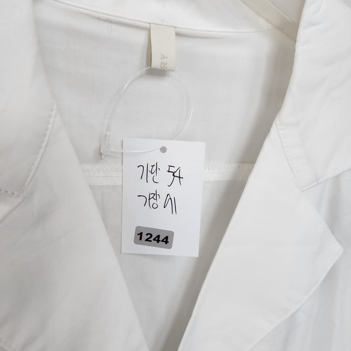 화이트 반팔 셔츠 원피스 상품이미지7