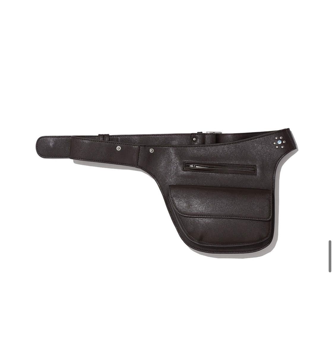 파르티멘토 우먼 레이어드 포켓 벨트 딥브라운  상품이미지3