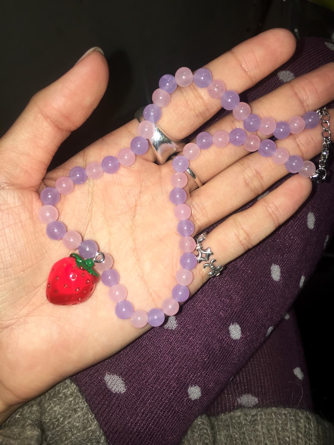 베를린 수입 스트로베리 목걸이 상품이미지7