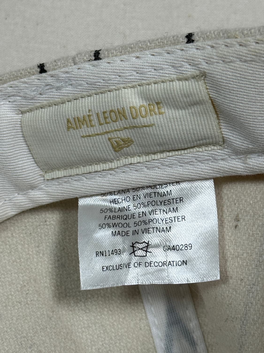 에메레온도르 스트라이프 울 볼캡 뉴욕 양키스 상품이미지4