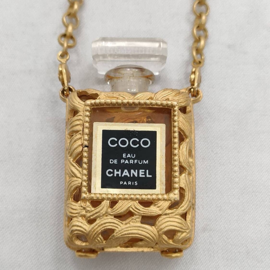 [정품] 초레어 빈티지샤넬 COCO 향수목걸이 샤넬 퍼퓸 네크리스 상품이미지2
