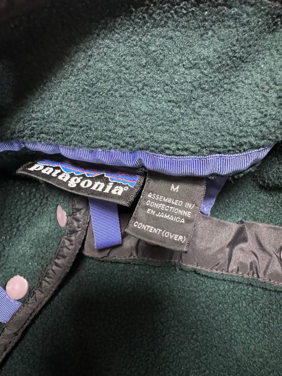 [M] 90s 파타고니아 신칠라 빈티지 포레스트 그린 상품이미지6