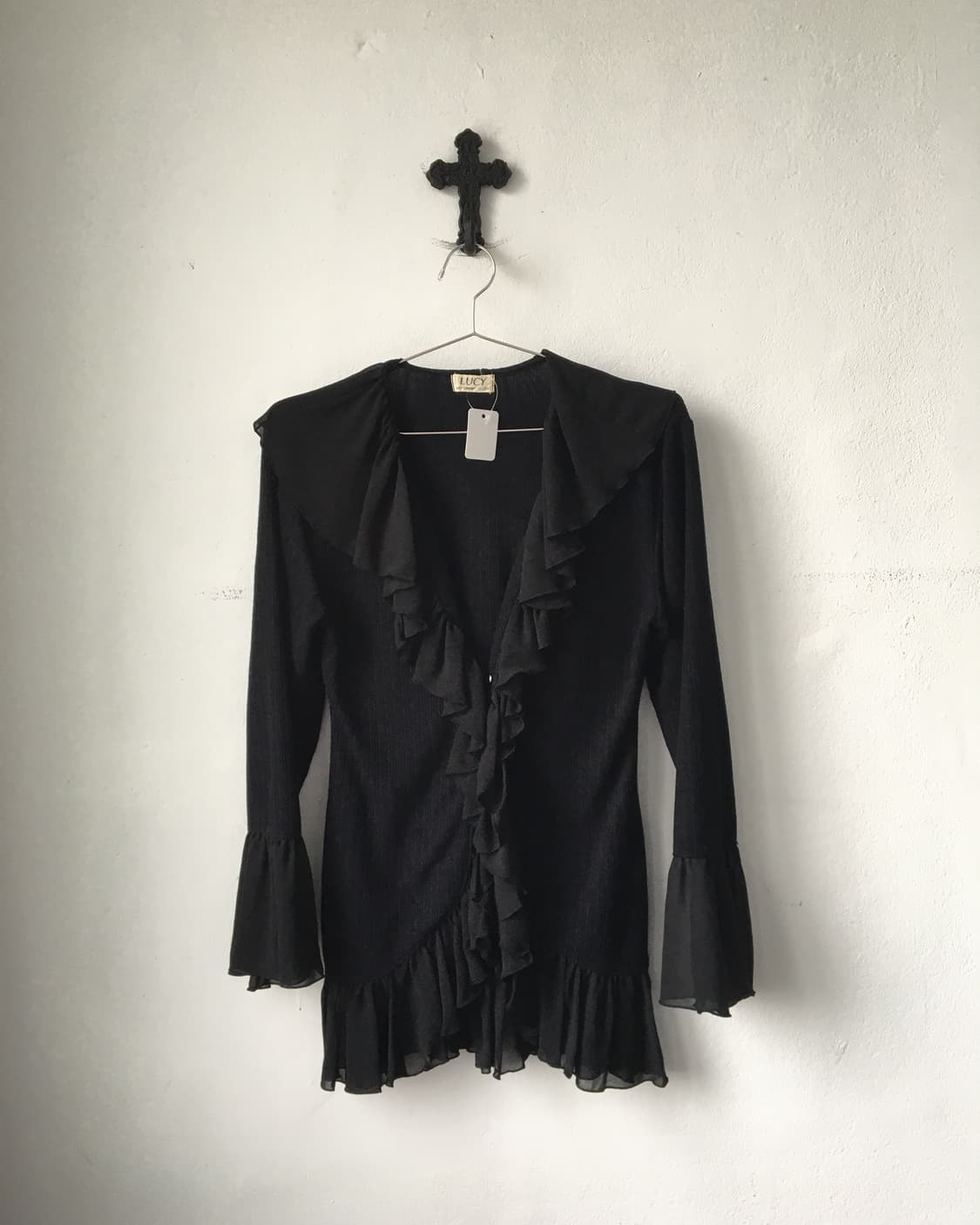 Ruffle point cardigan 상품이미지2