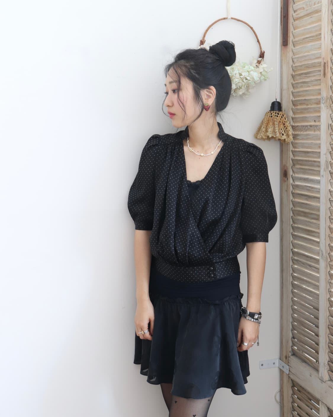 [Hysteric Glamour] Black Star Blouse 상품이미지6