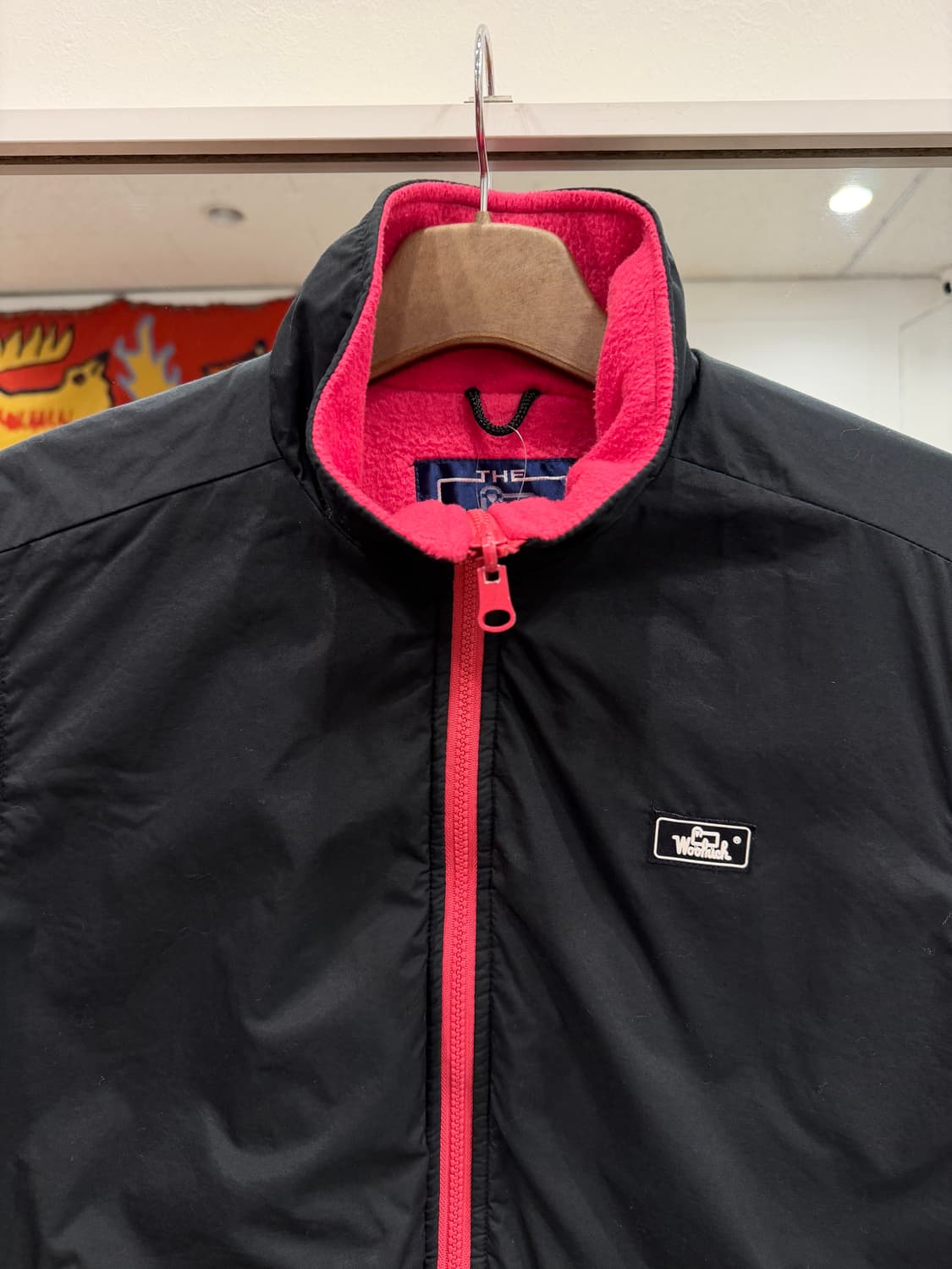 80s Woolrich 울리치 나일론 플리스 베스트 상품이미지3