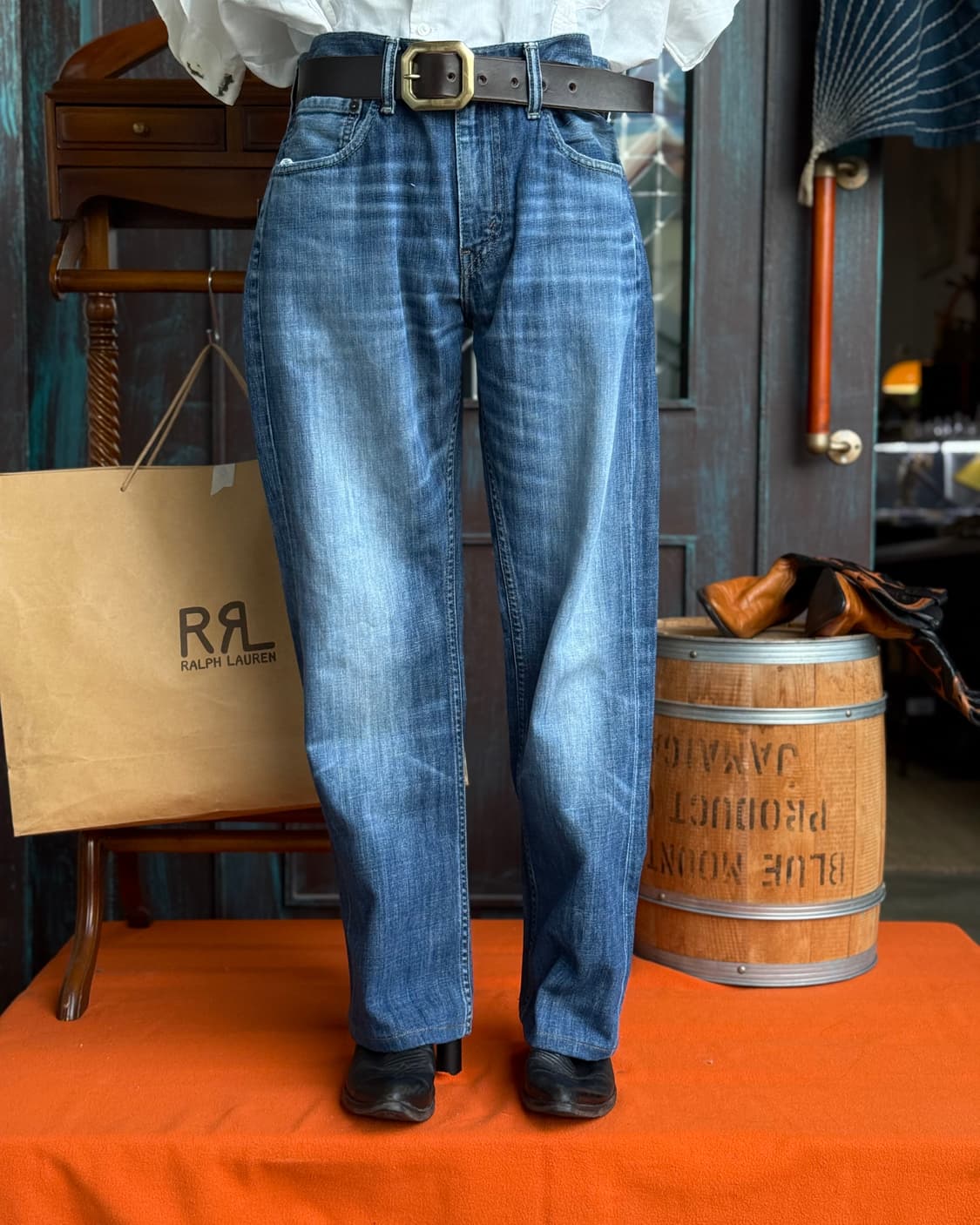 00‘s 리바이스 501 스트레이트핏 데님 팬츠 35 상품이미지6