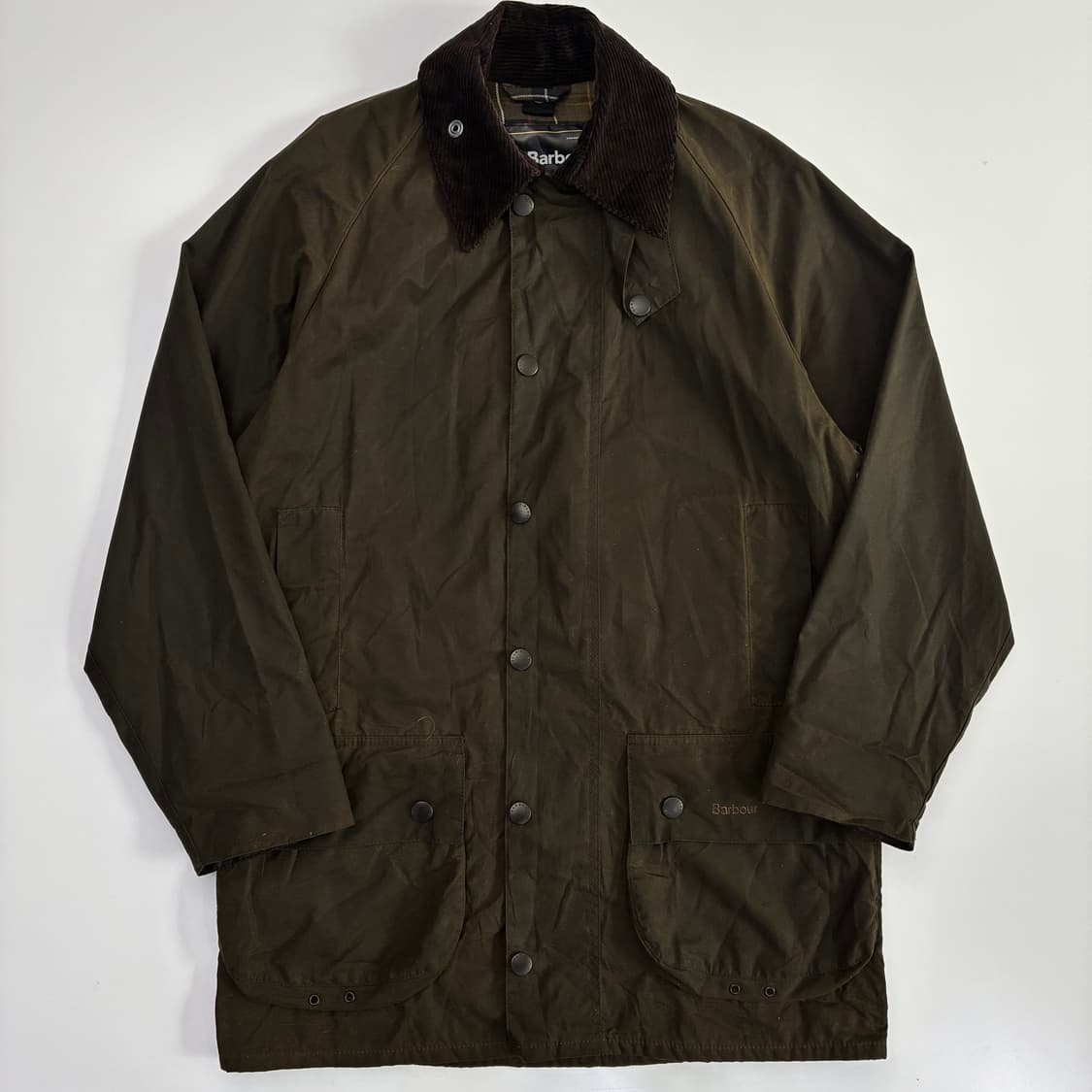 Barbour 바버 카키 코듀로이 카라 클래식 뷰포트 자켓 상품이미지2