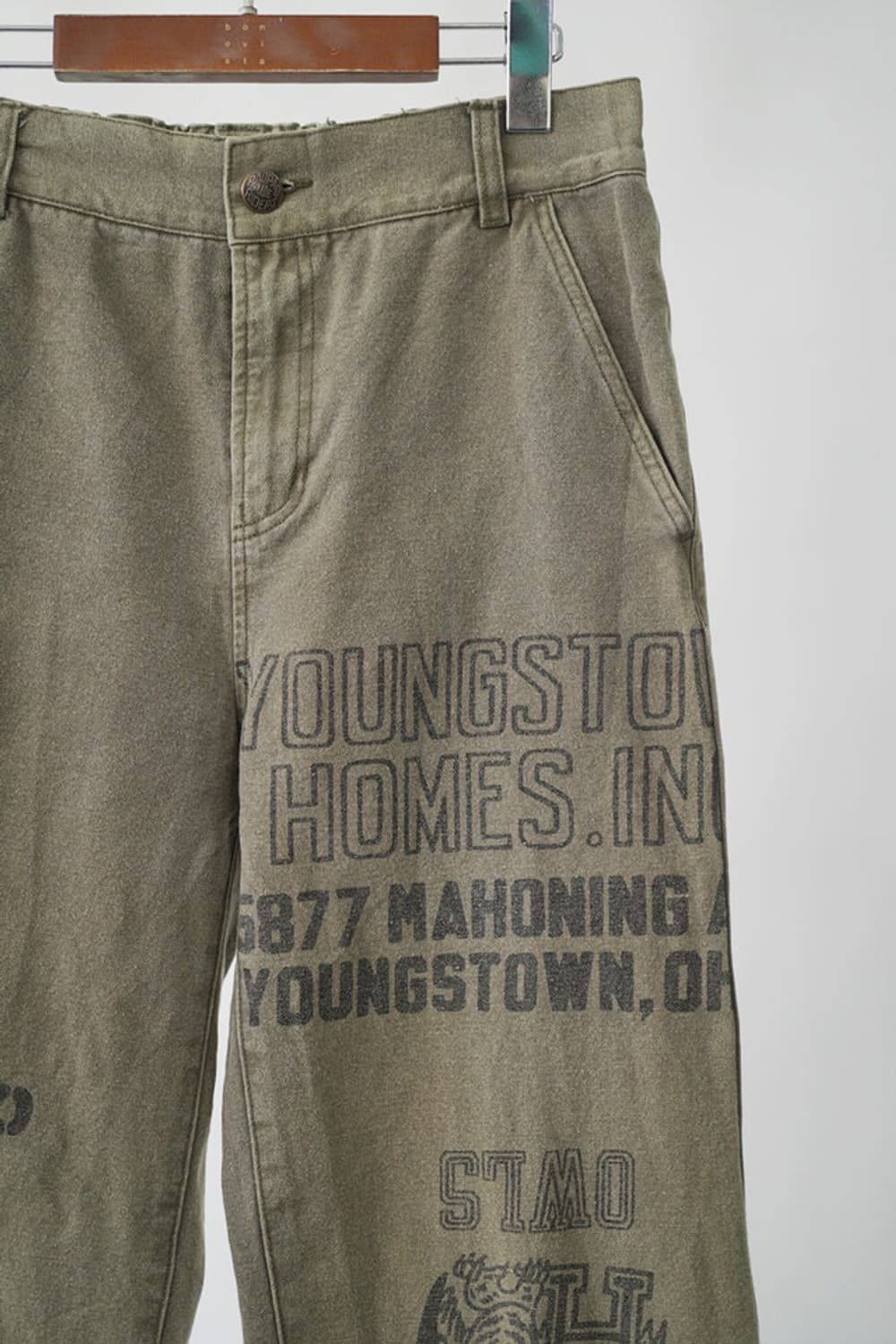 PAO PAO CLOTHING printed 워크 팬츠 상품이미지3