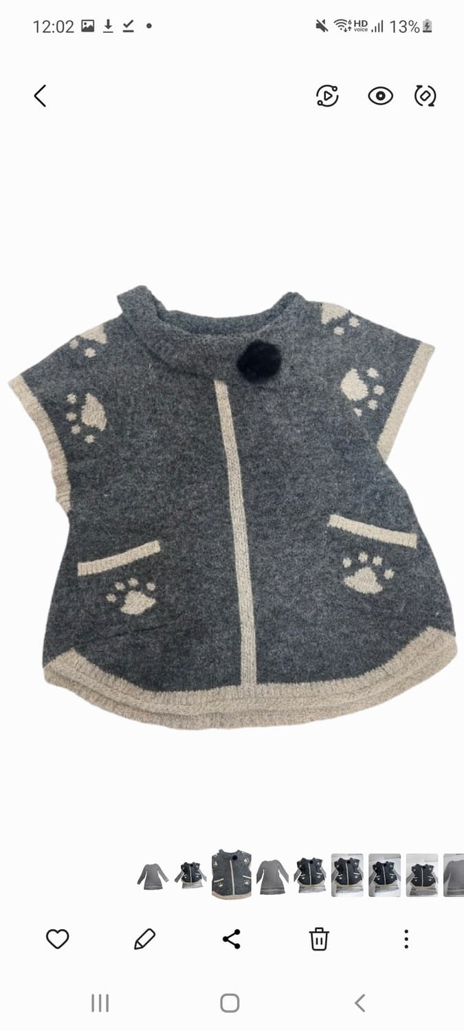 🐾모리걸 스즈코 너드 상의 코디세트 고양이 니트🐾 상품이미지3