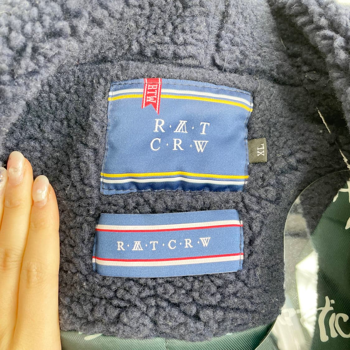 D2 로맨틱크라운 헤비 플리스 후드 집업 XL사이즈 상품이미지7