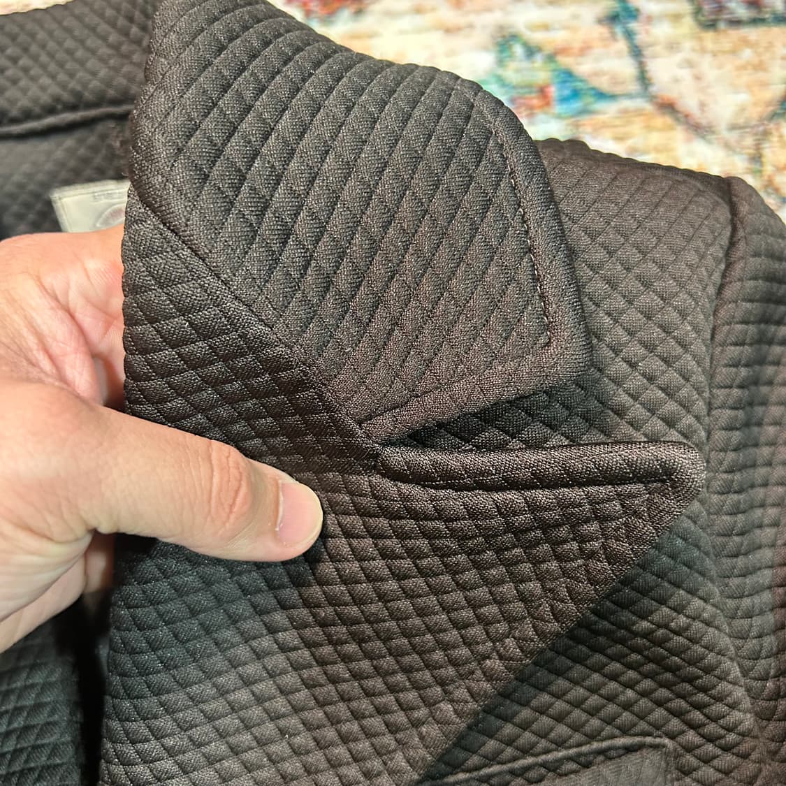 [S] 90s 아르마니 made in italy 엠보 블레이저 상품이미지3