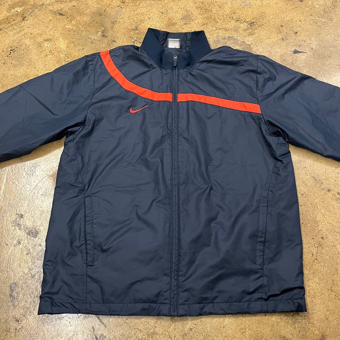 [정품/L,100] 나이키 올드스쿨 스우시 바람막이 b16 상품이미지3