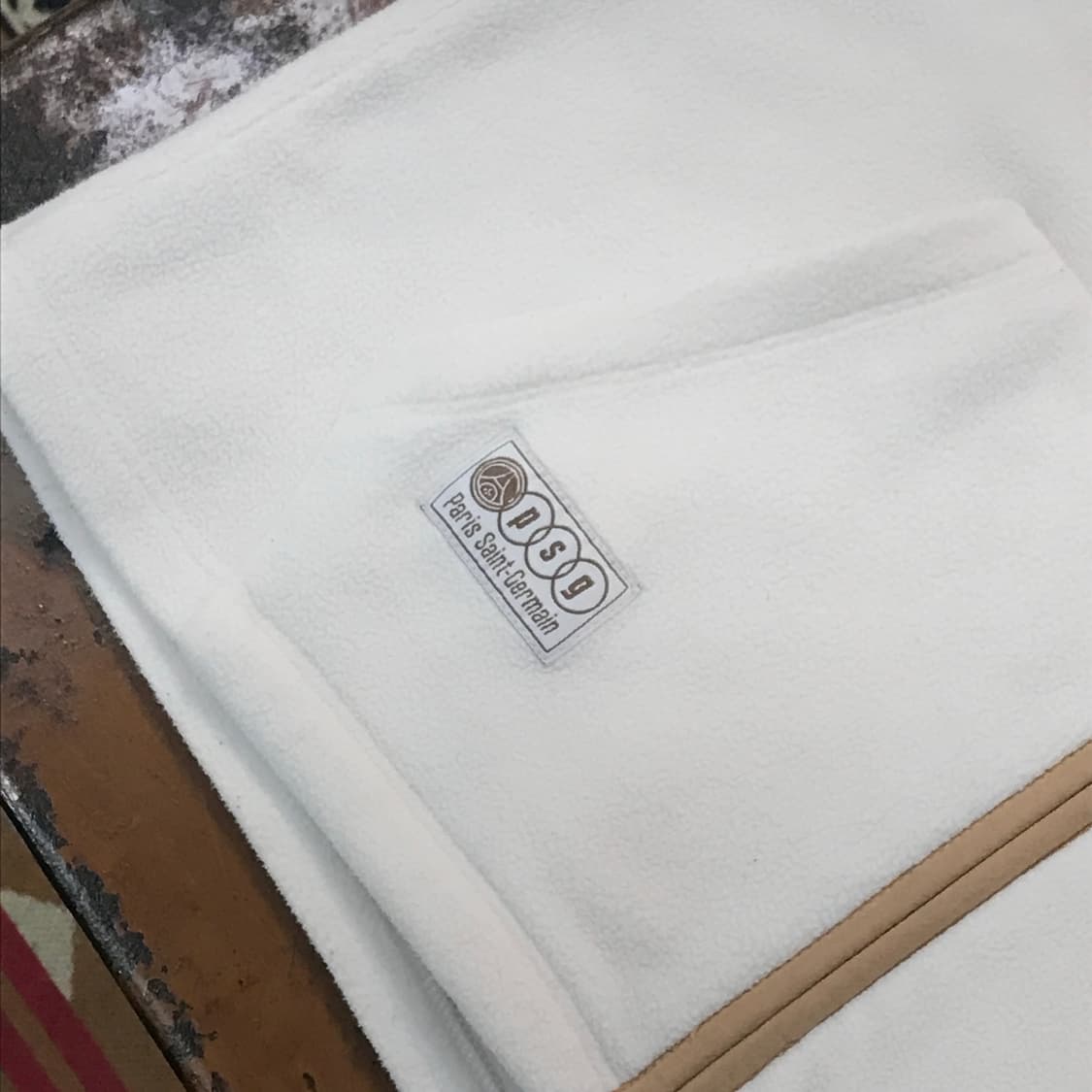 파리생제르망 크림 아이보리 플리스 후드 집업 남성 102 여성 루즈핏 상품이미지5