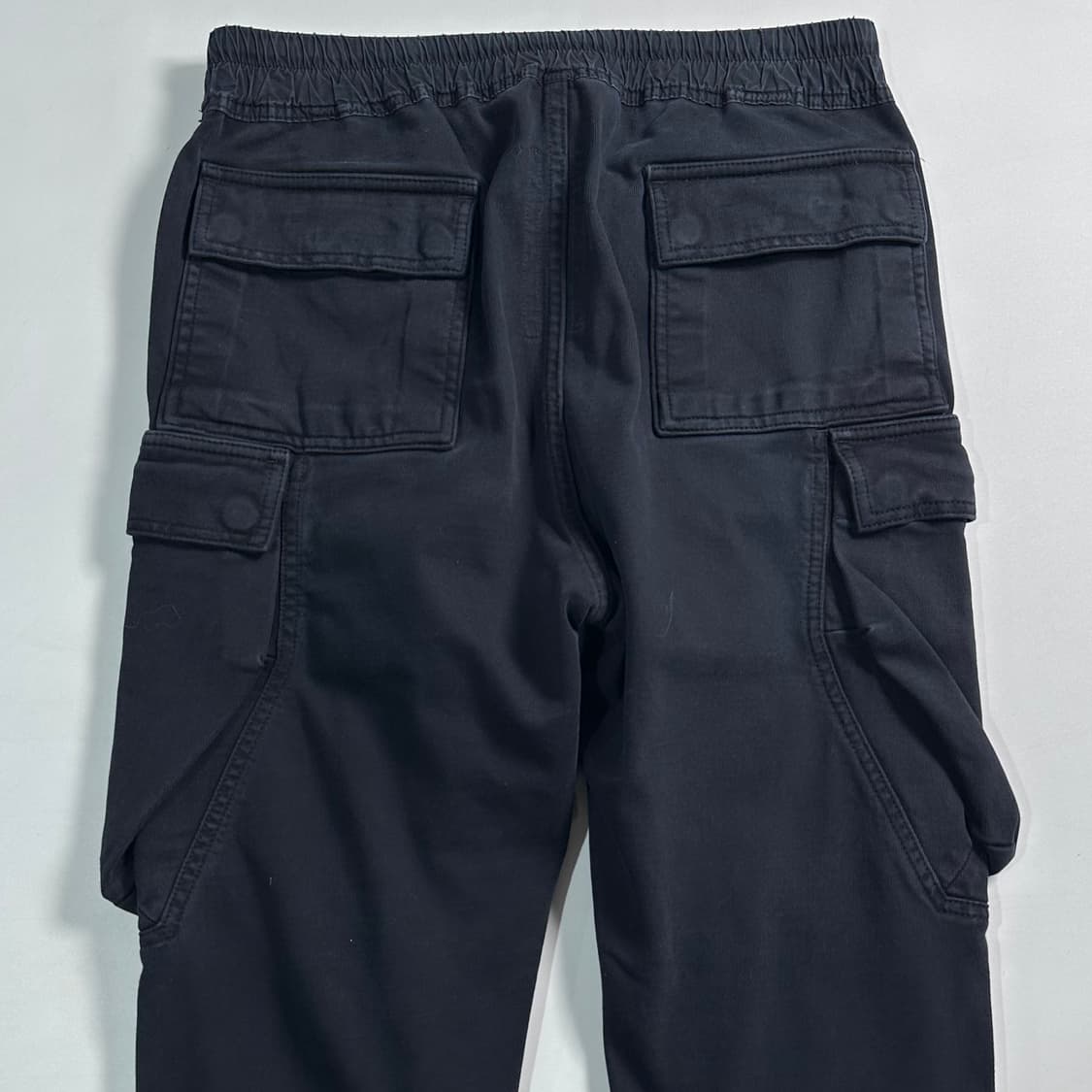 릭 오웬스 블랙 카고 조거 팬츠 상품이미지5