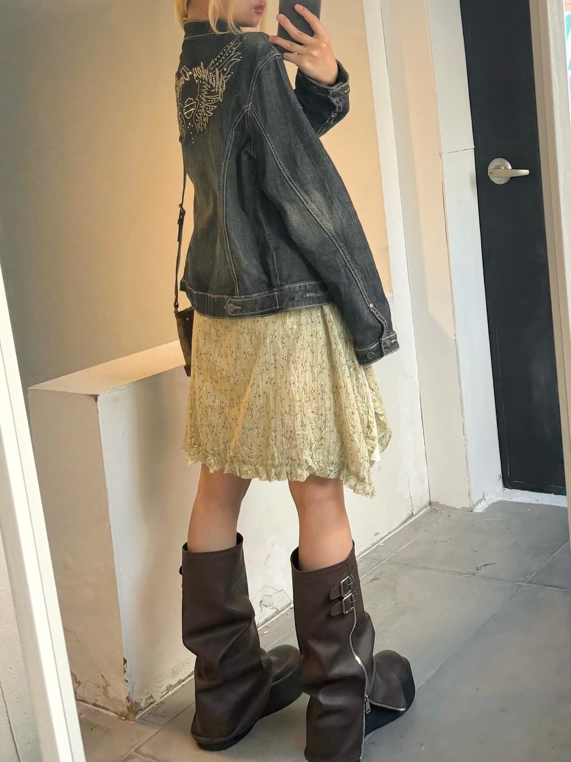 Harley Davidson denim washing jacket 상품이미지4