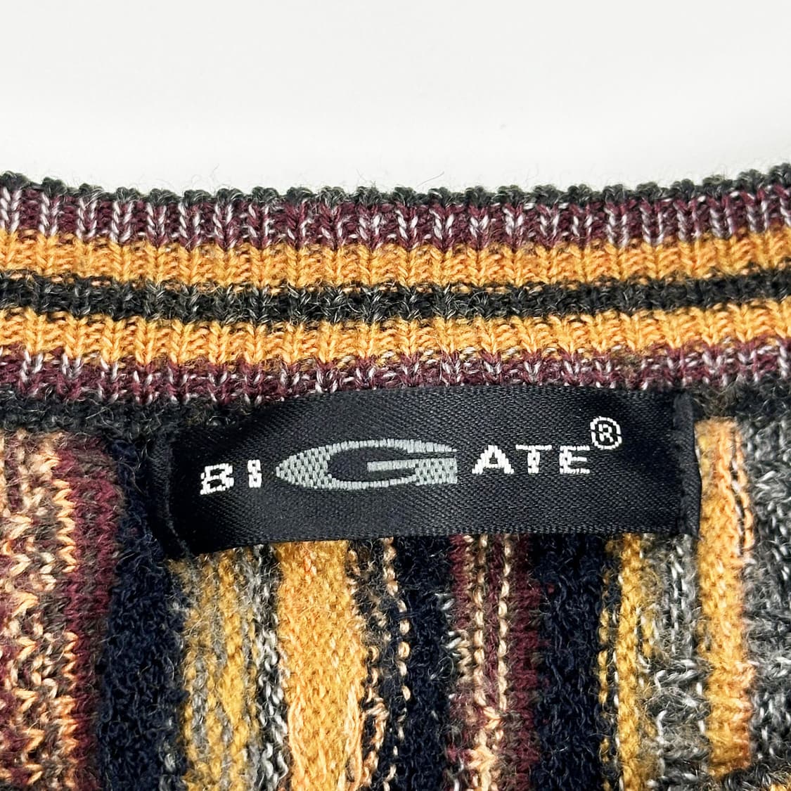 VTG 빈티지 스트라이프 케이블 니트 (L) 상품이미지4