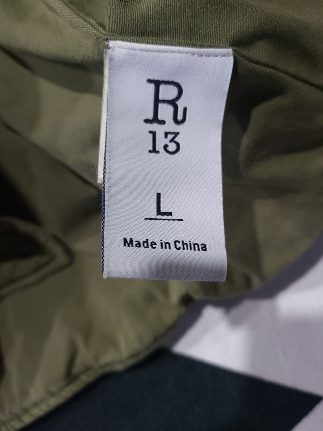 R13 알썰틴 야상 자켓 백화점판 정품 상품이미지8