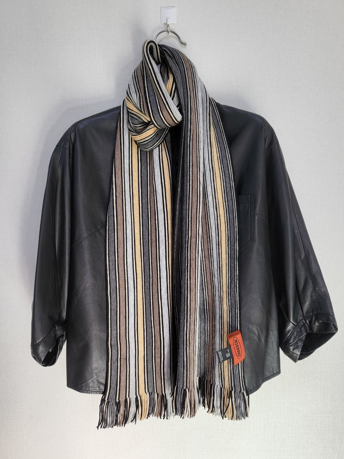 디젤 블랙 리얼가죽 셔츠 자켓 free 상품이미지10