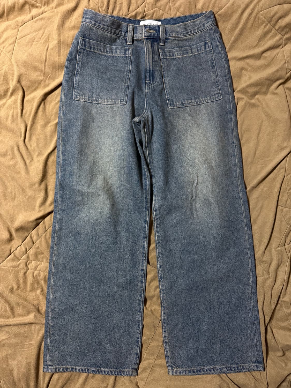 [M] 플랙 아웃포켓 빈티지 데님 진 팝니다 상품이미지2