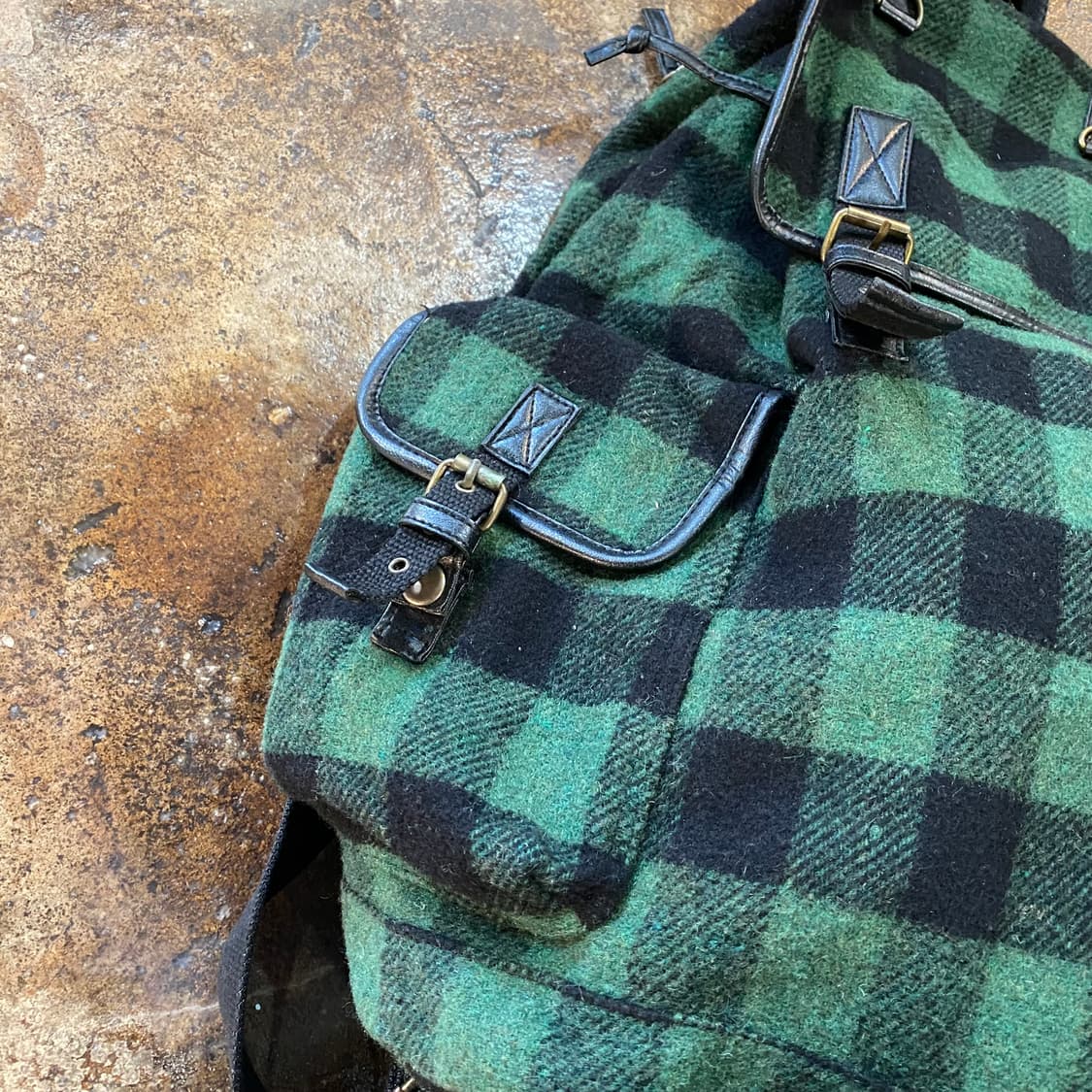 빔즈 체크 백팩 상품이미지3