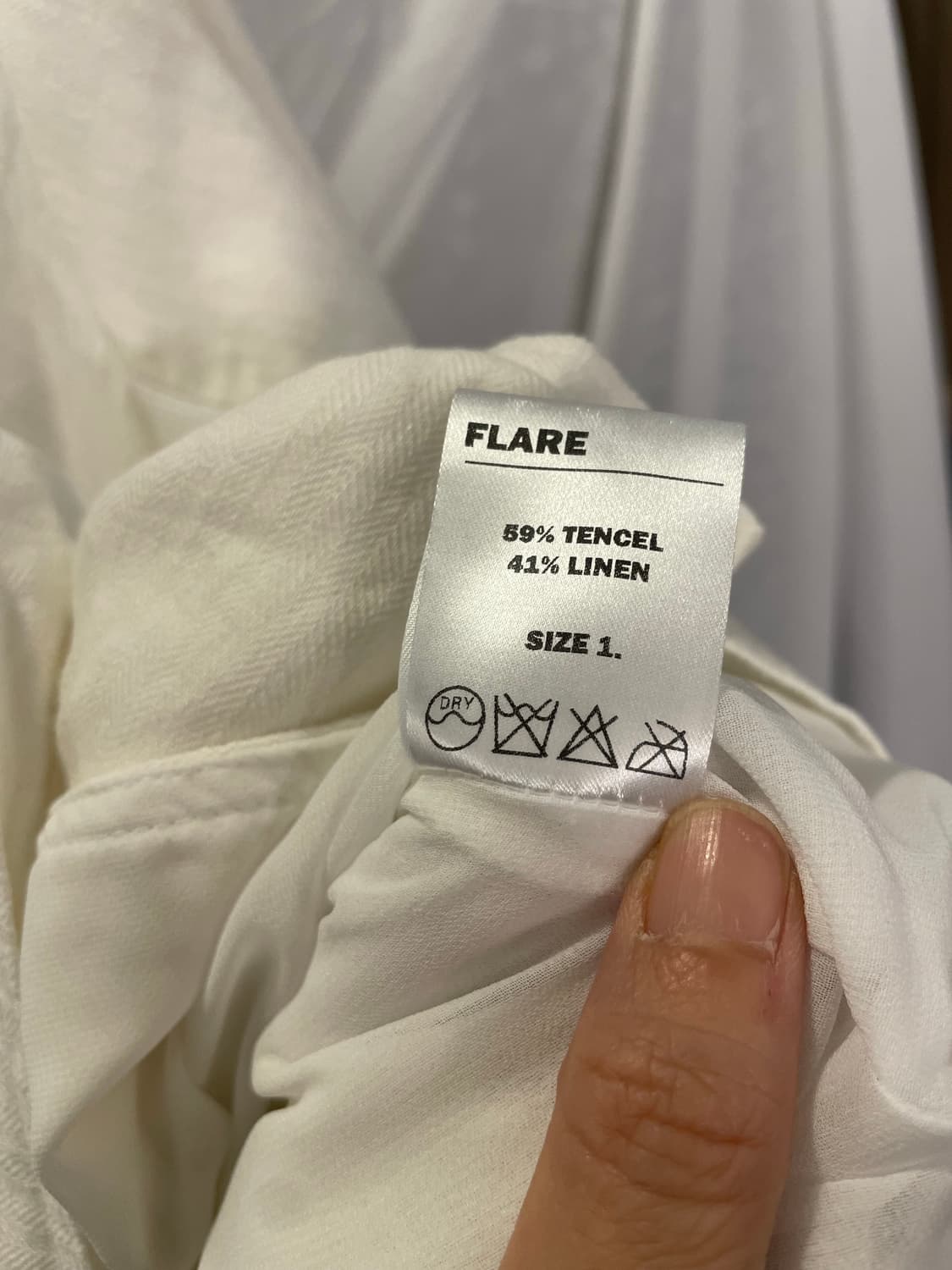 플레어업 바이커자켓 화이트 1size 상품이미지5