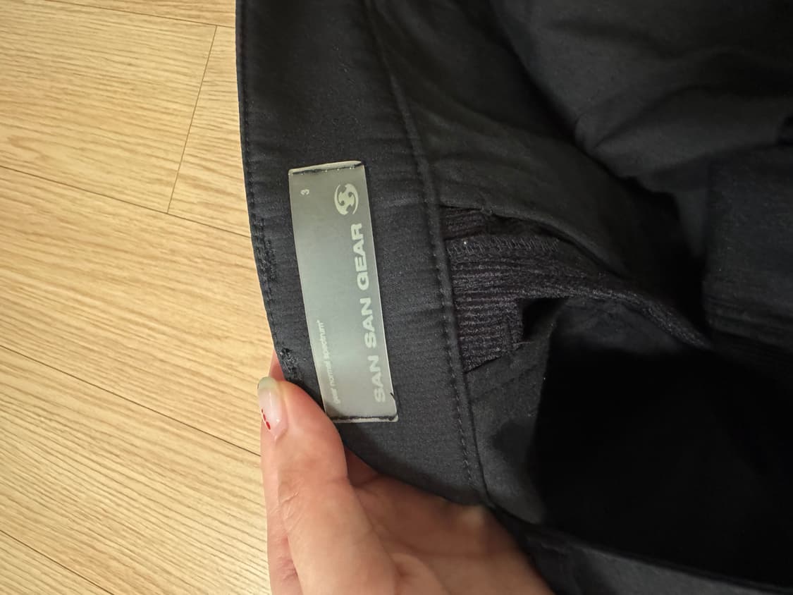 산산기어 투웨이 포켓 팬츠 블랙색상 3사이즈 상품이미지2