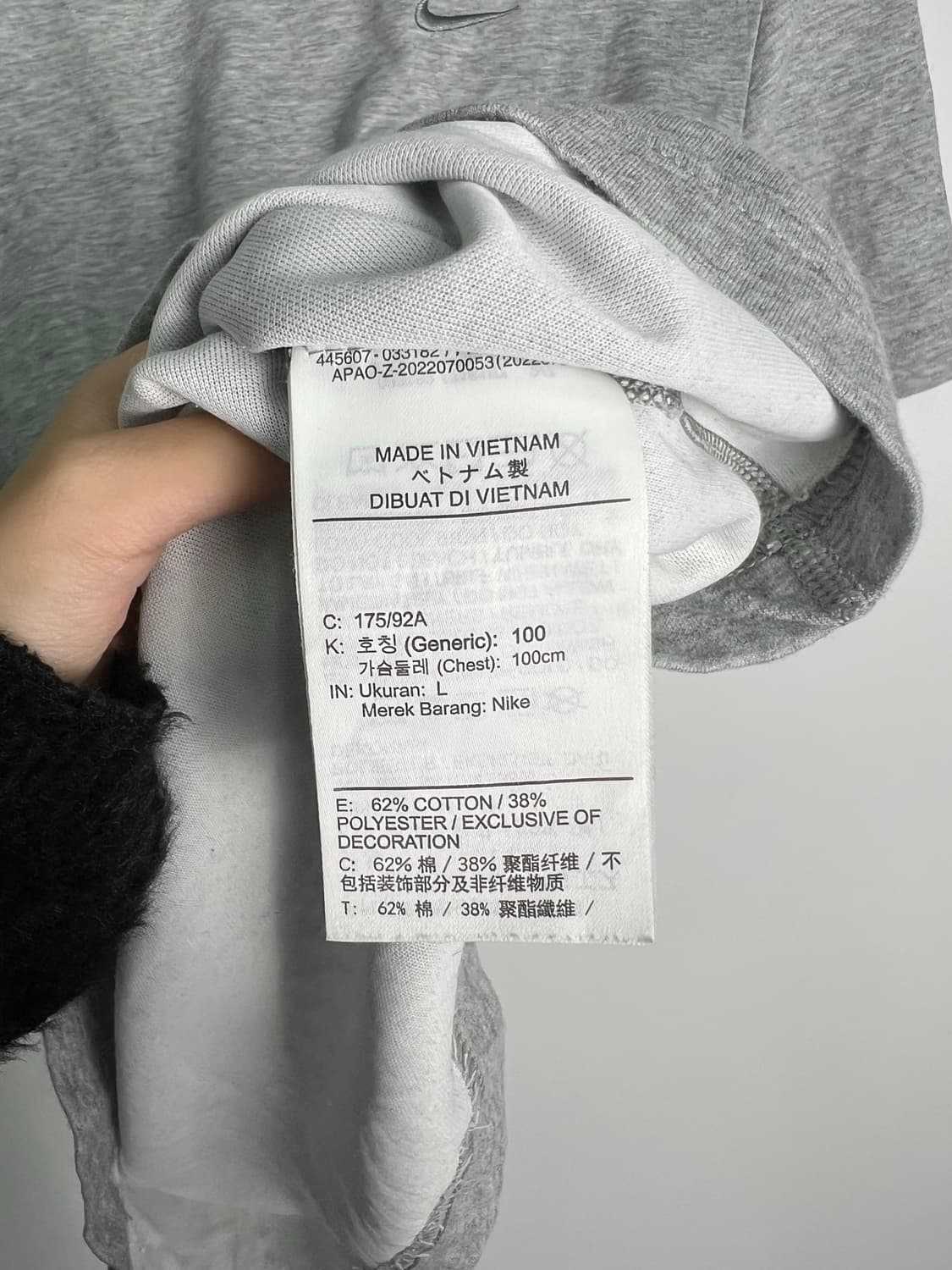 나이키 그레이 반팔티 상품이미지3