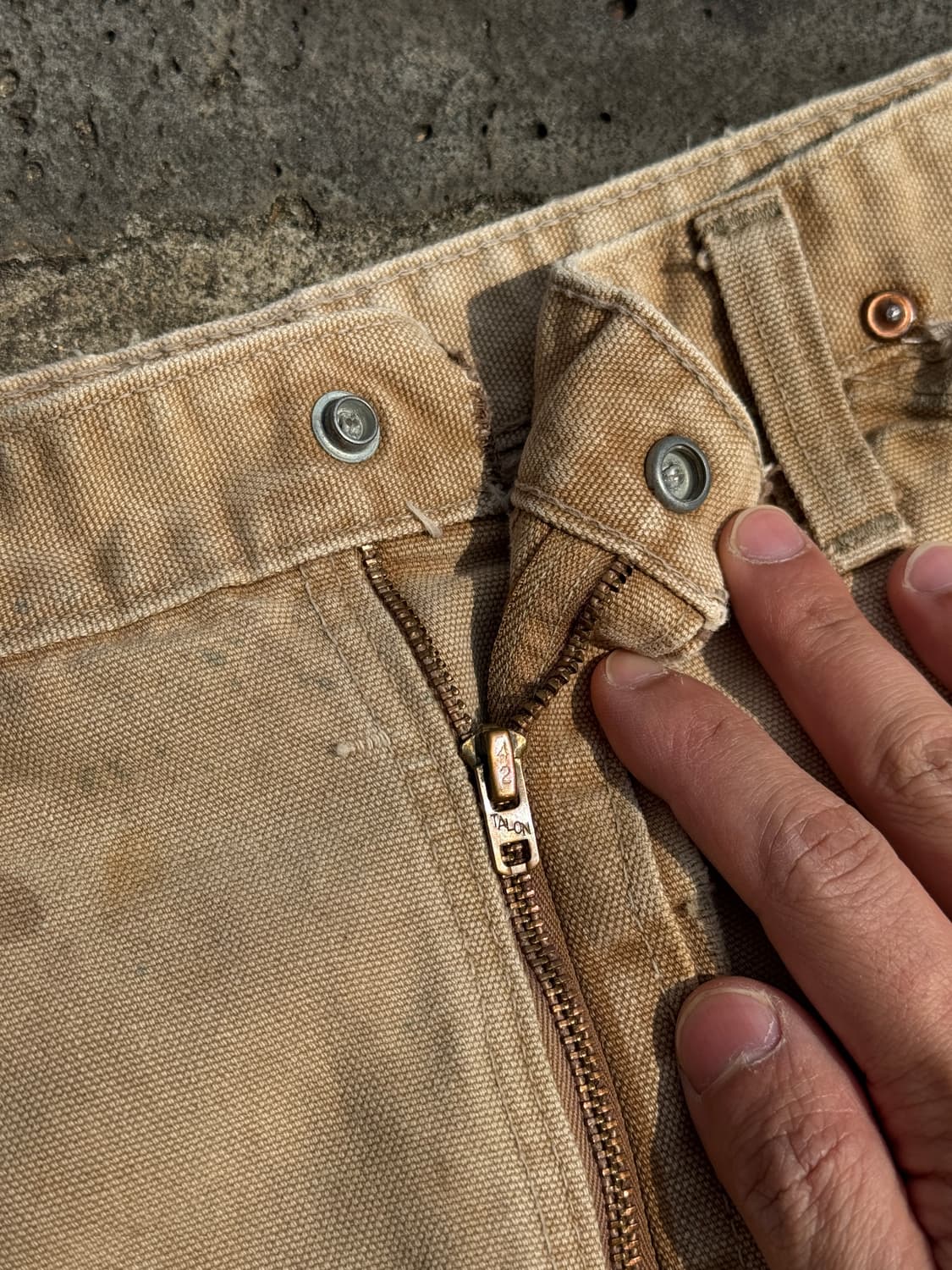 60s 빈티지 보로 칼하트 더블니 팬츠 상품이미지5