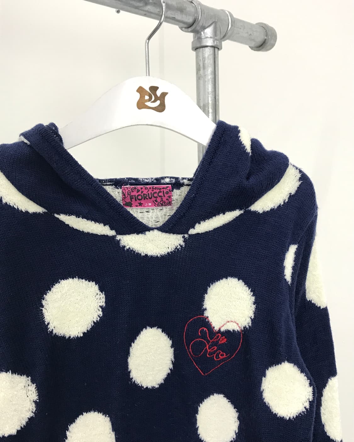 Fiorucci Navy Dotted Hoodies 상품이미지4