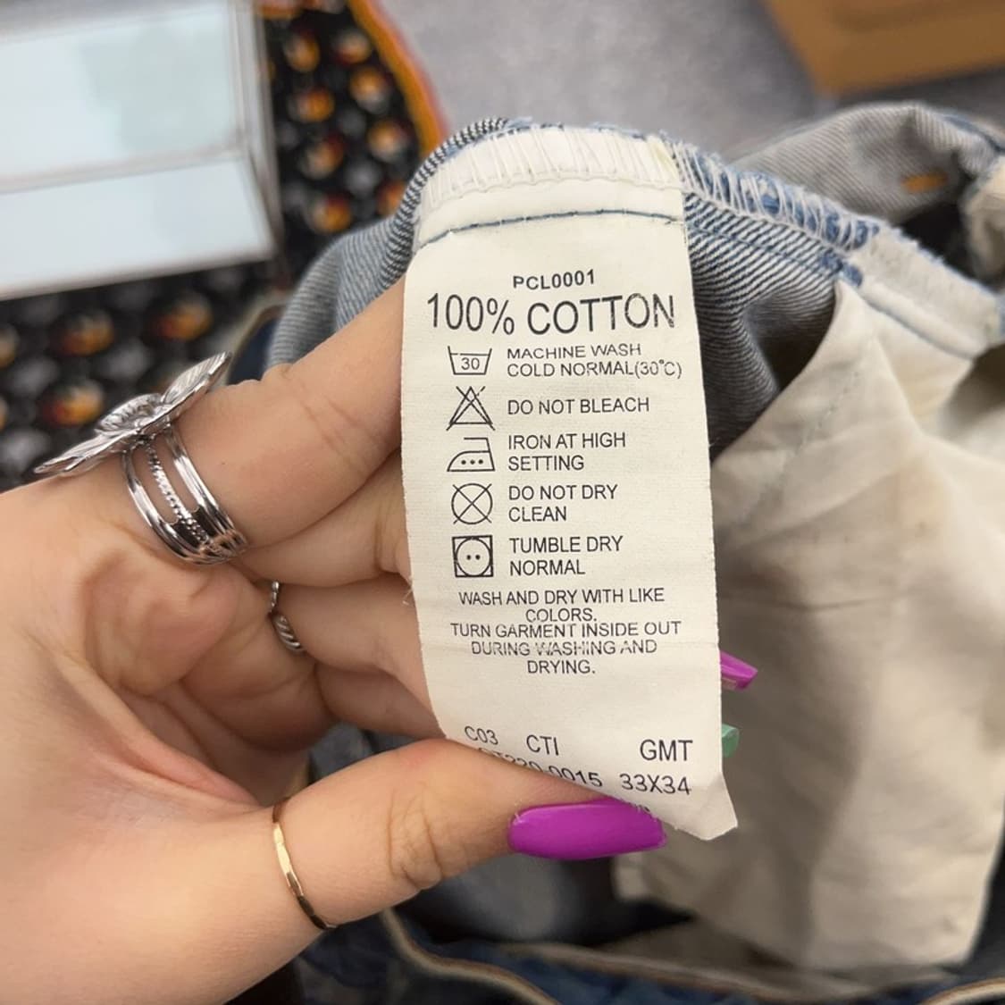 리바이스 OT220 빈티지 오렌지탭 워싱 데님팬츠 33인치 C07142 상품이미지9