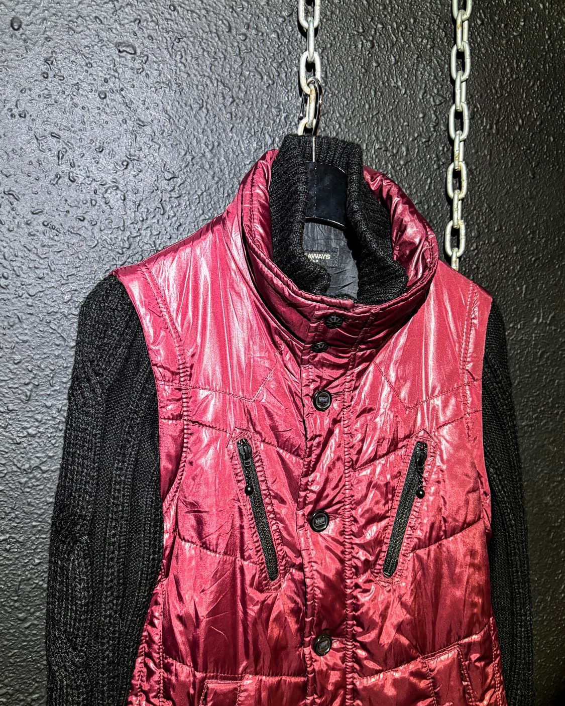 HIDEAWAYS NICOLE – Burgundy Quilted Knit 상품이미지2