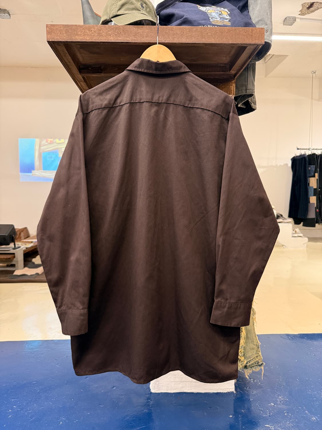 2000s Dickies 디키즈 브라운 셔츠 상품이미지4