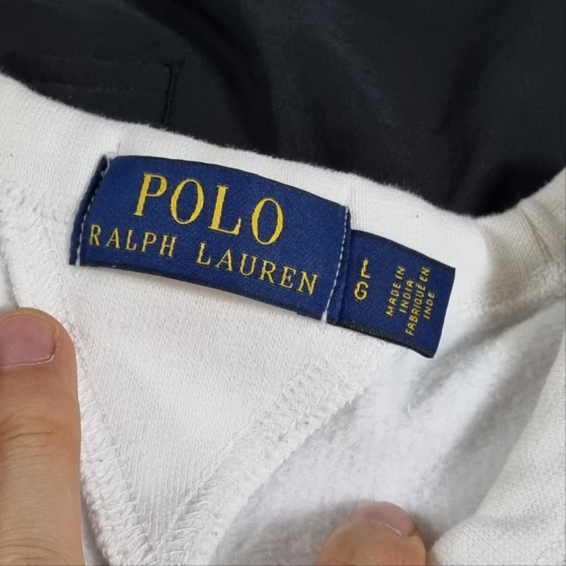 ( L ) 폴로 랄프로렌 화이트 빅로고 포니 맨투맨 상품이미지4